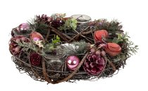 Advent wreath round in