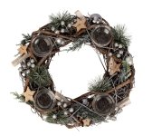 Advent wreath round in