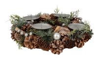 Advent wreath round for candles