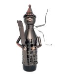 Metal Wine-bottle holder "snowman with