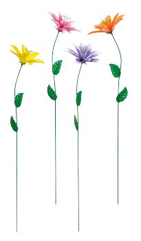 Gartenstecker Blumen h=108cm b=21,5cm