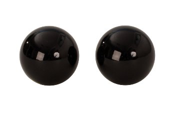 Stainless steel-balls black d=4cm