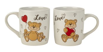 Mug "Bear with heart" h=9cm d=8,2cm