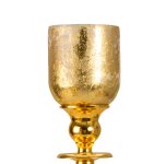 Glass inserts golden for 5-armed