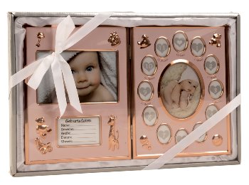 Baby picture framen 41,5x27,5cm bronze