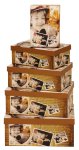 Boxes with girl-motive, set-price for
