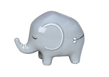 Money box elephant standing h=13,5cm