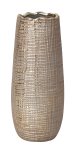 Vase bronze rund h=28cm d=11cm