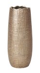 Vase bronze round h=33cm d=12,5cm