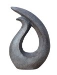 Skulptur Steinoptik anthrazit h=39,5cm
