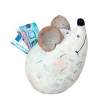 Mouse money box cream sitting h=15cm