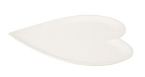 Decoration plate white made of MDF