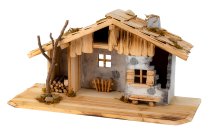 Haus aus Holz h=26cm b=53cm