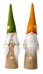 sleeping gnomes with green and orange