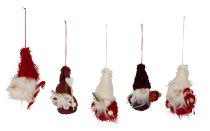 Fabric gnomes with standing, hanging