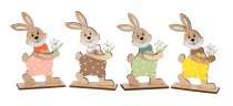 Wodden easter rabbit for standing with