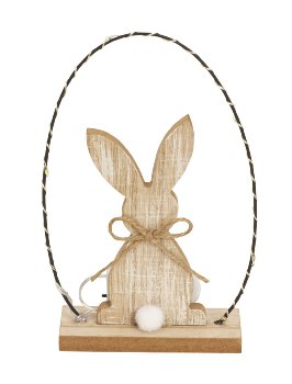 wooden easter rabbit for standing