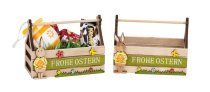 Wooden box "Frohe Ostern" for filling