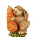 Lovely rabbit with carrot h=13,5cm