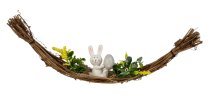 Oster-Dekoration mit Osterhase und Ei
