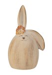 Easter rabbit egg in cream/brown h=20cm