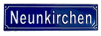 Straßenschild-Magnet "Neunkirchen"
