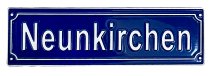 Straßenschild-Magnet "Neunkirchen"