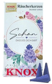 KNOX incencse cones "Schön, dass es Dich