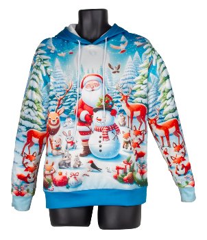 XMAS hooded sweatshirt Size M