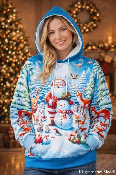 XMAS hooded sweatshirt Size M