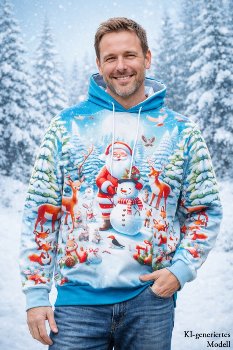 XMAS hooded sweatshirt Size M