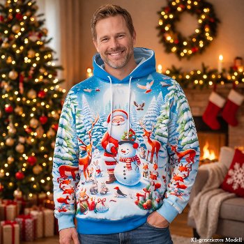 XMAS hooded sweatshirt Size M