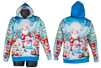 XMAS hooded sweatshirt childre Size