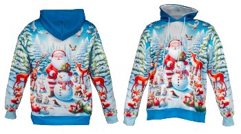 XMAS hooded sweatshirt childre Size