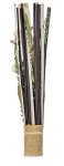 Dried flower arrangement standing