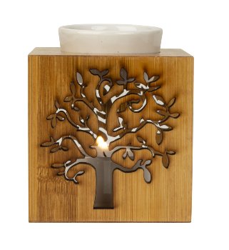 Oil burner with wooden frame family