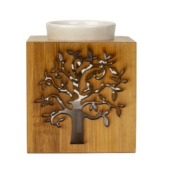 Oil burner with wooden frame family