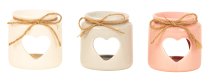 Oil burner "heart" h=8cm w=8cm asst.