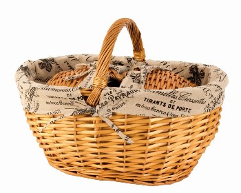 willow basket 1x h=37cm w=46cm; 2x