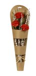 Dried flower arrangement packed in craft
