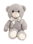 Bear h=31cm grey (sitting h=22,5cm)