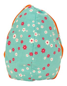 Plush chick in fabric cover egg shape