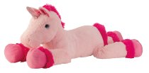 Einhorn liegend rosa l=110cm