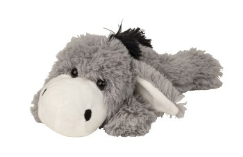 Plush donkey lying l=32cm