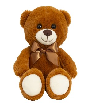 Bear h=31cm brown color (sitting