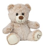 Plush bear cream h=23cm