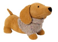 Door Stop Dog with sweater h=22cm l=31cm