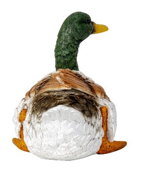 Ente sitzend h=19,5cm b=31cm