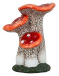 Fly agaric group h=19cm w=13cm