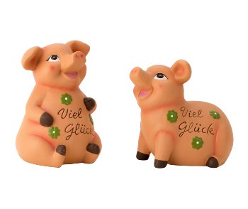 Moneypig "Viel Glück" h=19-22cm